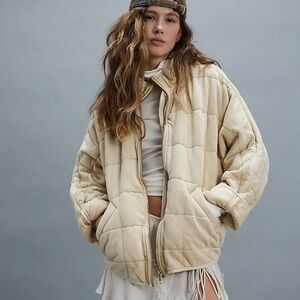 Free People Dolman Quilted Jacket
